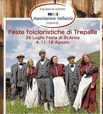 Alta Valtellina: Feste folcloristiche a TREPALLE!